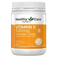 Healthy Care Vitamin C 500mg Chewable 500 Tablets EXP：01/2026 - XDaySale