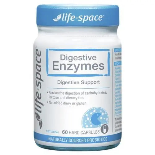 Life Space Digestive Enzymes 60 Capsules EXP:01/2025 - XDaySale