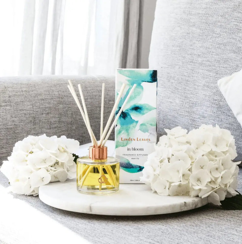 Linden Leaves Aqua Lily Fragrance Diffuser 100ml - XDaySale