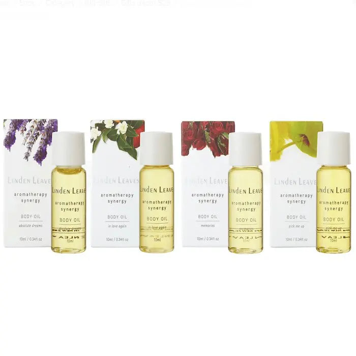 Linden Leaves Aromatherapy Synergy Body Oil Selection 4*10ml - XDaySale