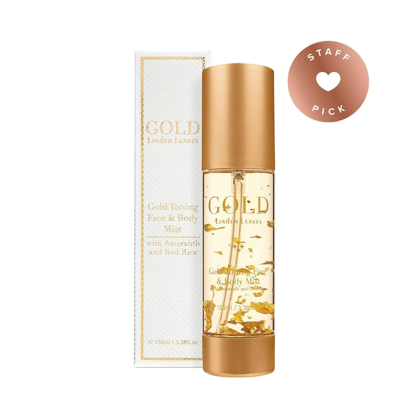 Linden Leaves Gold Toning Face and Body Mist 100ml - XDaySale