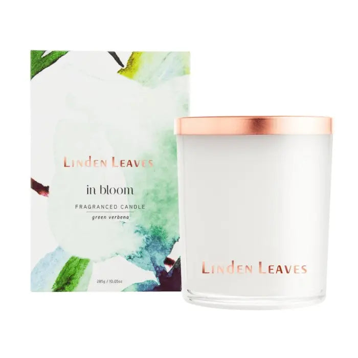 Linden Leaves In Bloom Green Verbena Fragranced Candle 285g - XDaySale