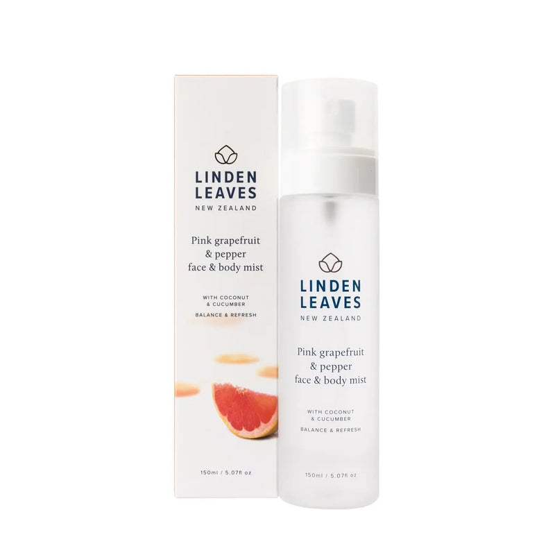 Linden Leaves Pink Grapefruit & Pepper Face & Body Mist 150ml - XDaySale