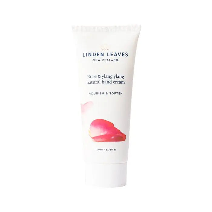 Linden Leaves Rose & Ylang Ylang Natural Hand Cream 100ml - Without Box - XDaySale