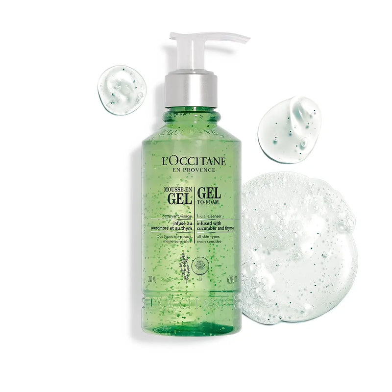 L'Occitane cleans infus foam in gel 200ml - XDaySale