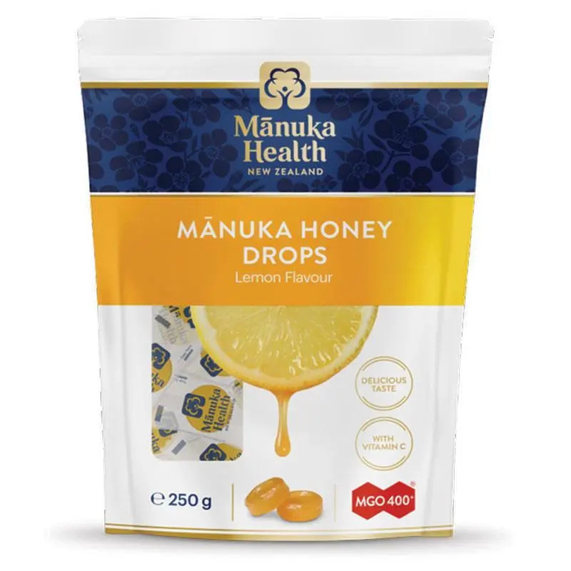 Manuka Health Manuka Honey Drops Lemon Pouch 55 Lozenges 250g EXP:07/2026 - XDaySale