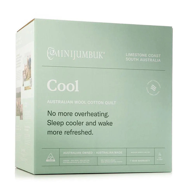 MiniJumbuk Cool Wool Cotton Quilt 225gsm - XDaySale