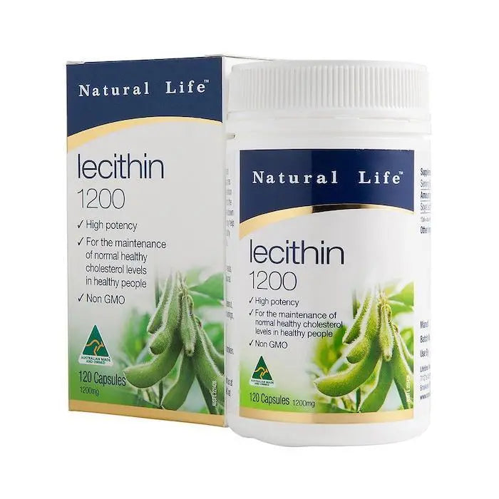 Natural Life Lecithin 1200mg 120 Capsules - XDaySale