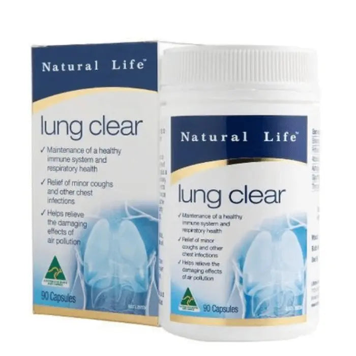 Natural Life Lung Clear 90 Capsules - XDaySale