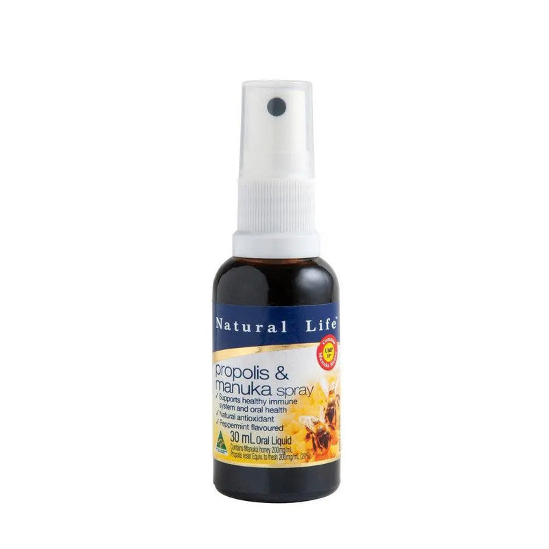 Natural Life Propolis & Manuka Honey Spray 30ml EXP: 08/2025 - XDaySale