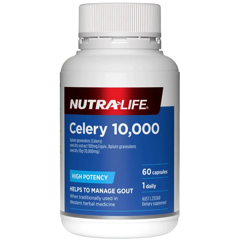 Nutra-Life Celery 10,000 60Capsules EXP：09/2026 - XDaySale