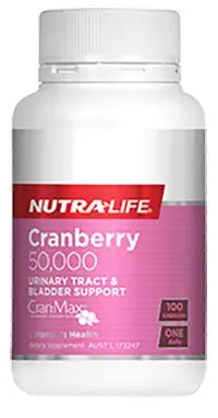 Nutra-life Cranberry 50,000 100 Capsules - XDaySale