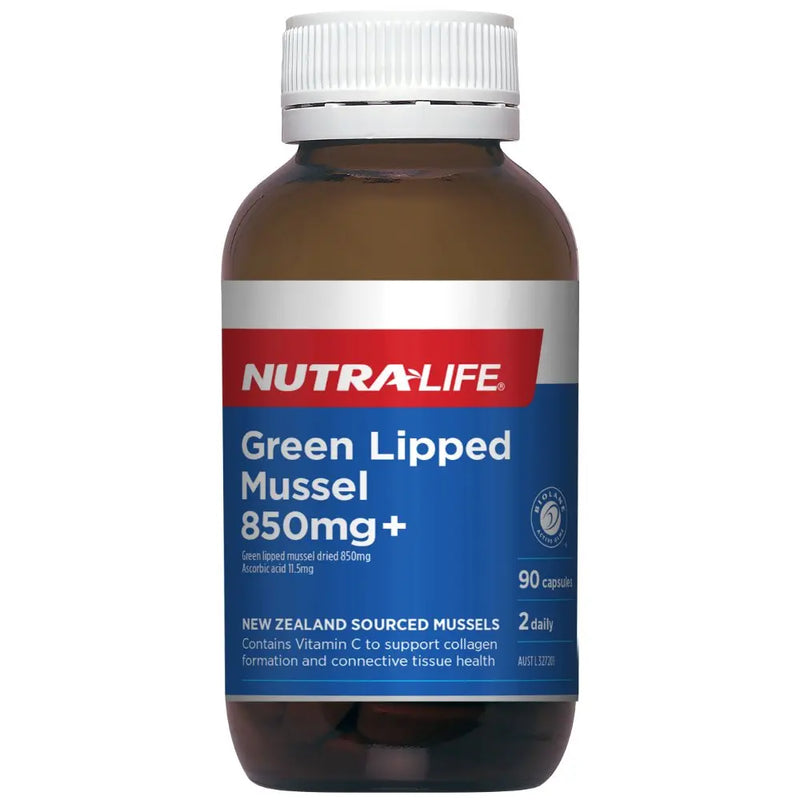 Nutra-Life Green Lipped Mussel 850mg+ 90 CAPSULES EXP：05/2026 - XDaySale