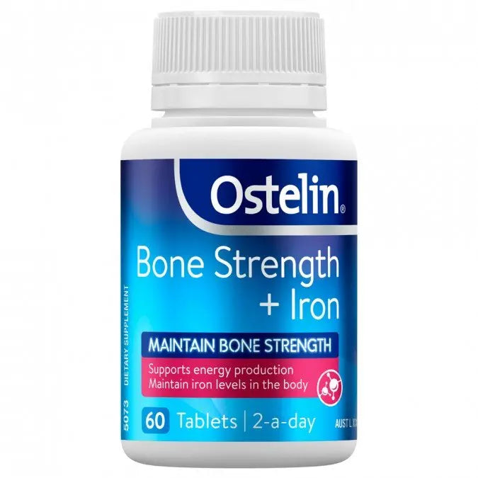 Ostelin Bone Strength + Iron 60 Tablets EXP: 6/23 - XDaySale