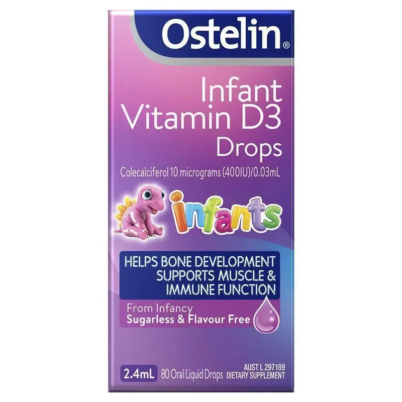 Ostelin Infant Vitamin D3 Drops 2.4ml (expiry 02/25) - XDaySale