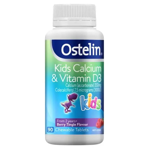 Ostelin Kids Calcium & Vitamin D3 90 Chewable Tablets EXP: 5/25 - XDaySale