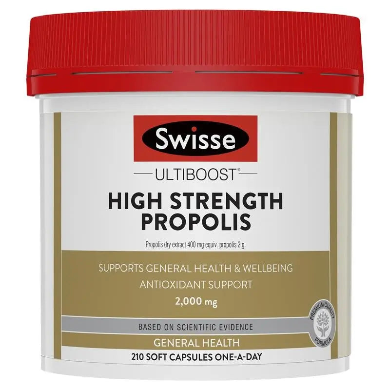 Swisse High Strength Propolis 2000mg 210 Capsules EXP: 10/2025 - XDaySale