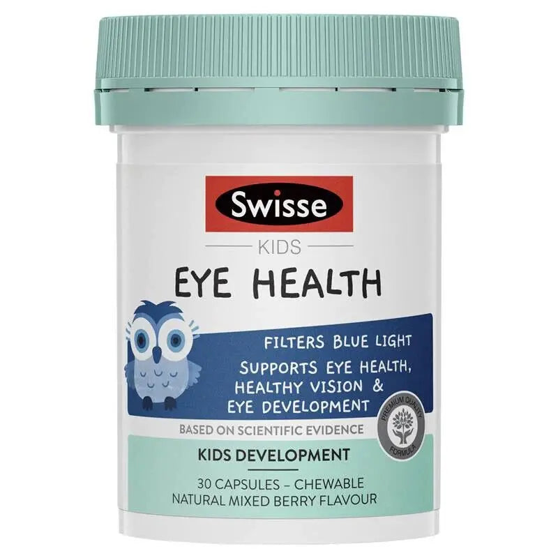 Swisse Kids Eye Health 30 Chewable Capsules Blue Light Protection EXP: 11/2025 - XDaySale