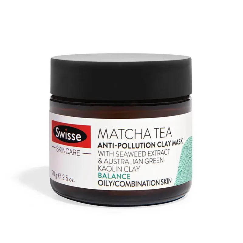 Swisse Matcha Tea Anti-Pollution Clay Mask 70g - XDaySale