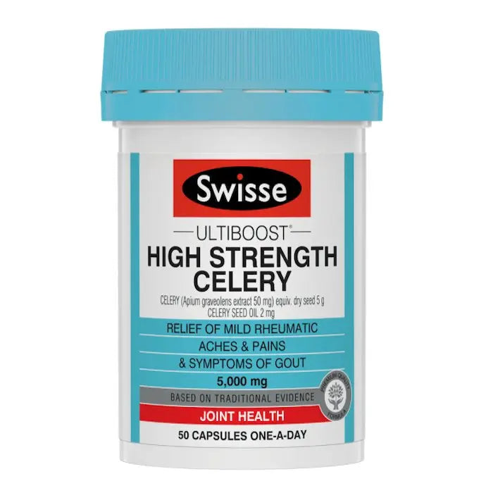 Swisse Ultiboost High Strength Celery 50 Capsules EXP:07/2026 - XDaySale