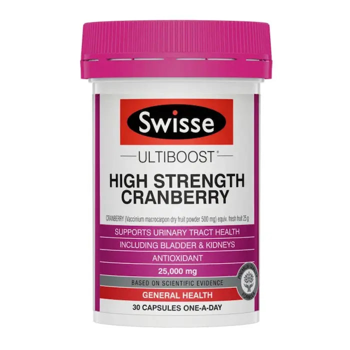 Swisse Ultiboost High Strength Cranberry 30 Capsules EXP: 08/2025 - XDaySale