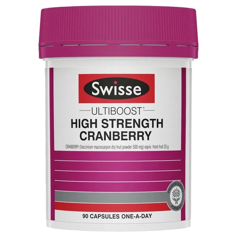 Swisse Ultiboost High Strength Cranberry 90 Capsules EXP: 04/2026 - XDaySale