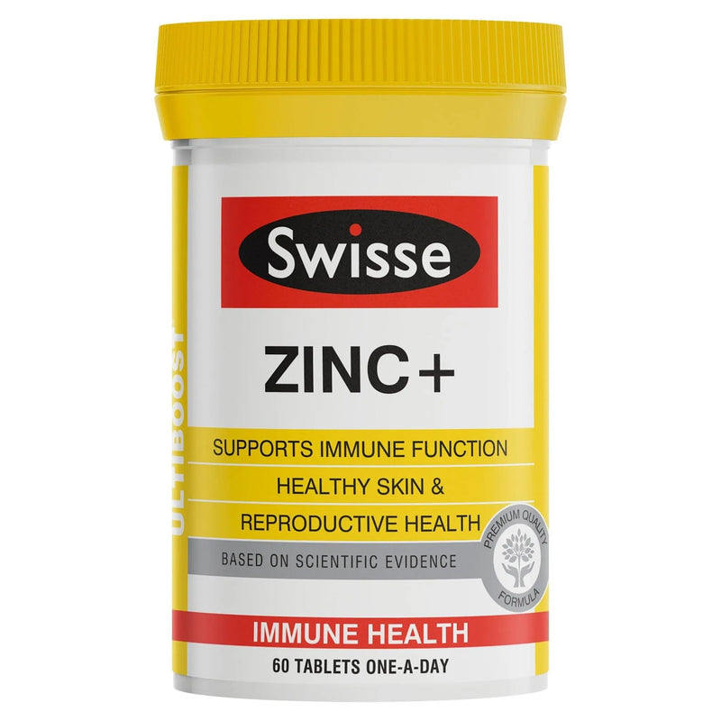 Swisse Ultiboost Zinc+ 60 Tablets EXP: 06/2025 - XDaySale