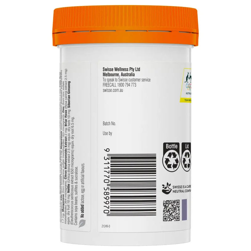 Swisse Ultivite Children's Multivitamin 120 Chewable Tablets Orange Kids Multi EXP:02/2025 - XDaySale