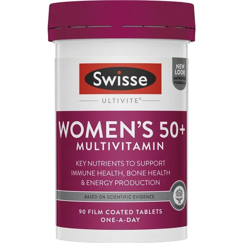 Swisse Women's Ultivite 50+ MultiVitamin 90 Tablets EXP: 10/2024 - XDaySale