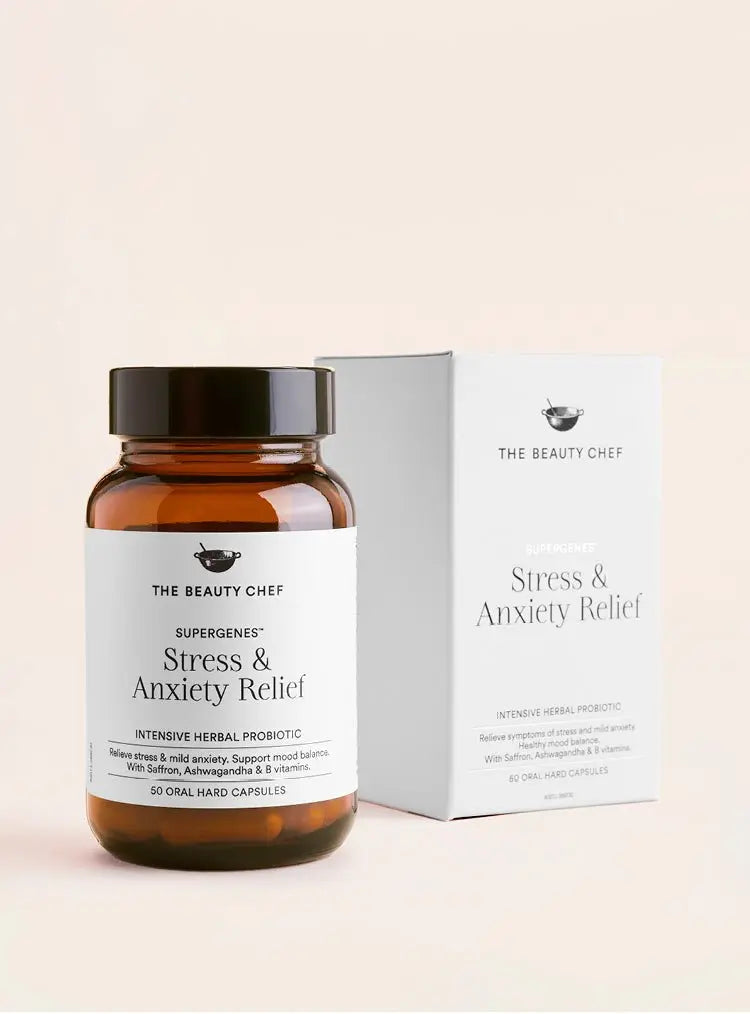 The Beauty Chef SUPERGENE STRESS & ANXIETY RELIEF 50 Caps EXP: 09/2024 - XDaySale