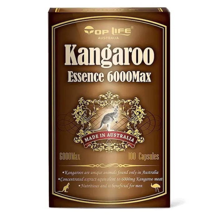 Top Life Kangaroo Essence 6000mg 100 Capsules EXP:10/2025 - XDaySale