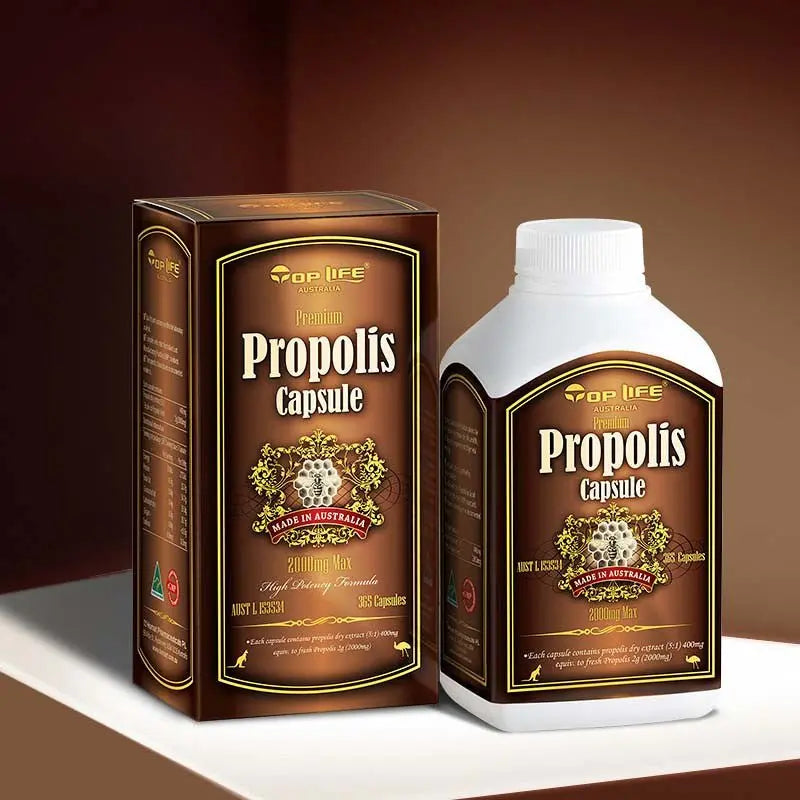 Toplife-Propolis Capsule 2000mg Max 365 Capsules EXP:12/2025 - XDaySale