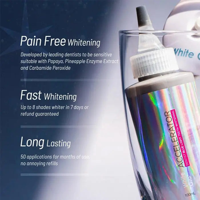 White Glo Accelerator Teeth Whitening Kit - XDaySale