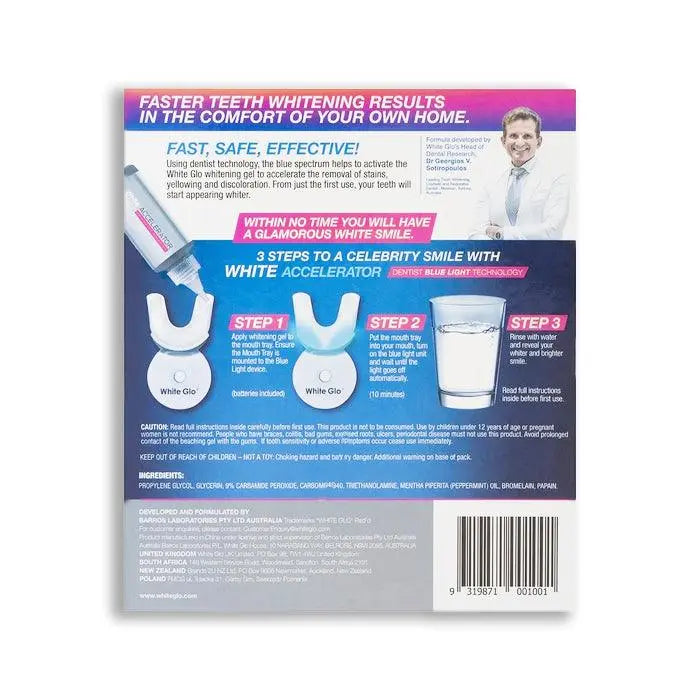 White Glo Accelerator Teeth Whitening Kit - XDaySale